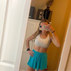 target blue flowy shorts size xs!!